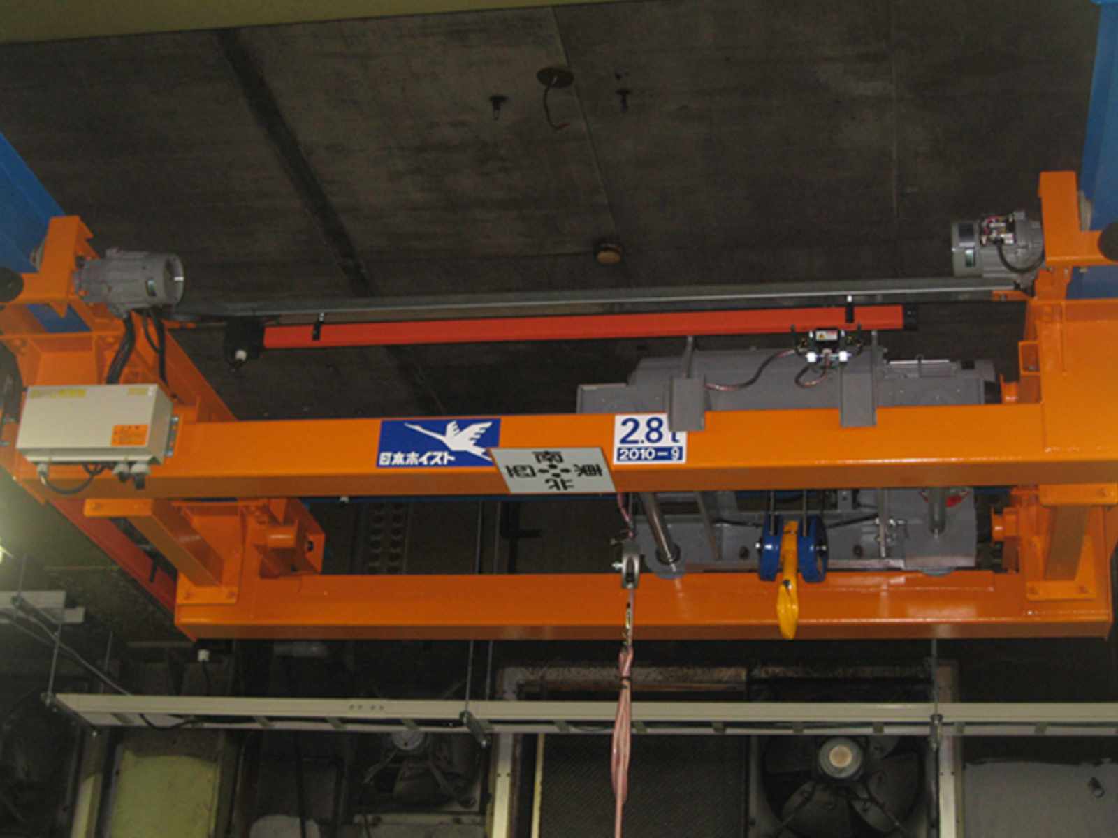 underhung crane nippon hoist