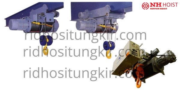 nippon hoist low headroom single speed