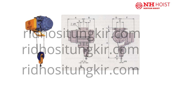 nippon hoist untuk cargo lift